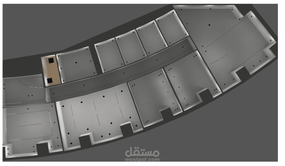 Design  the lighting system for Dune Vaults Headquarters in Saudi Arabia