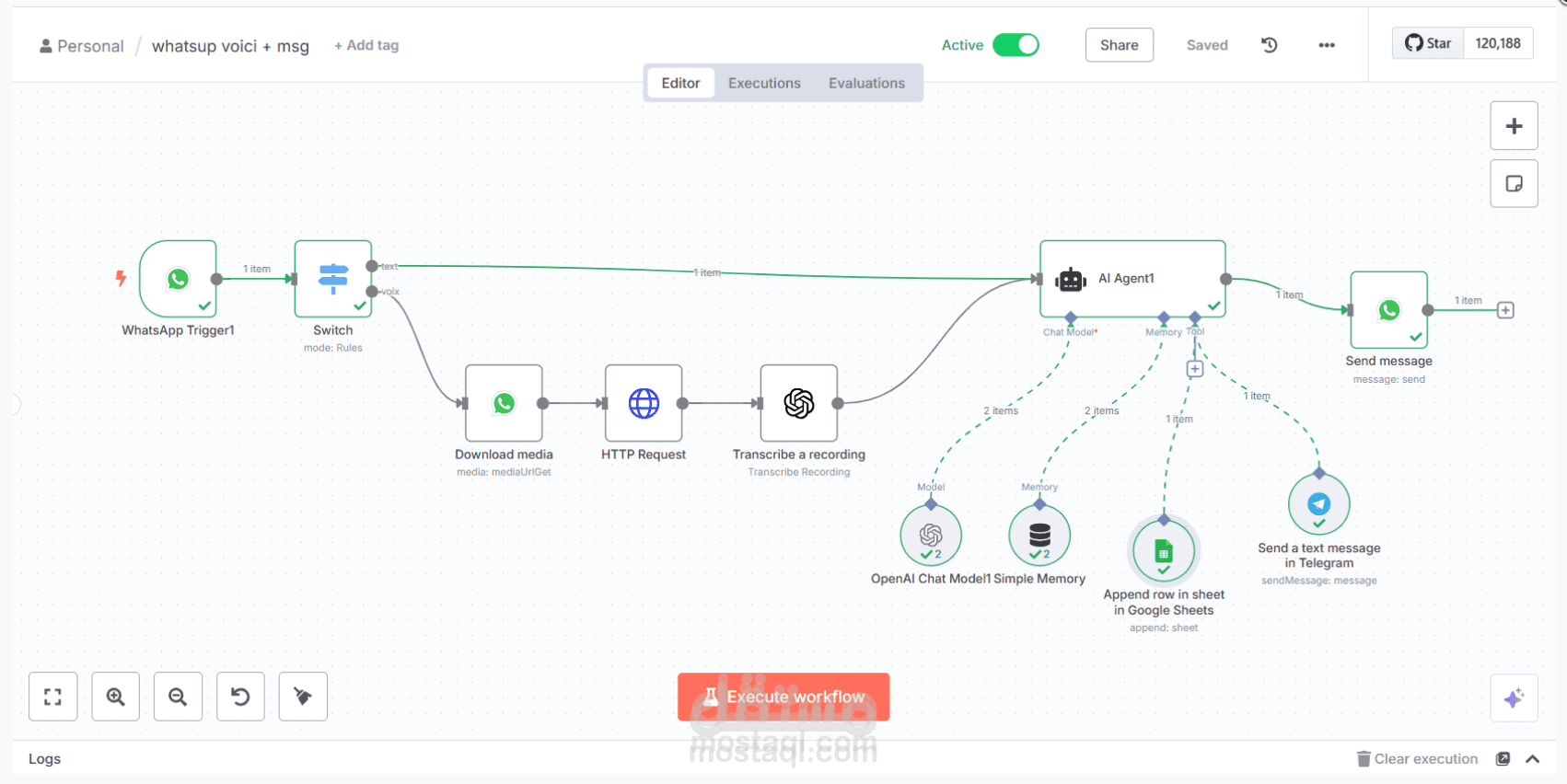 مشروع بناء بوت ذكي يعمل على الرد التلقائي على رسائل العملاء