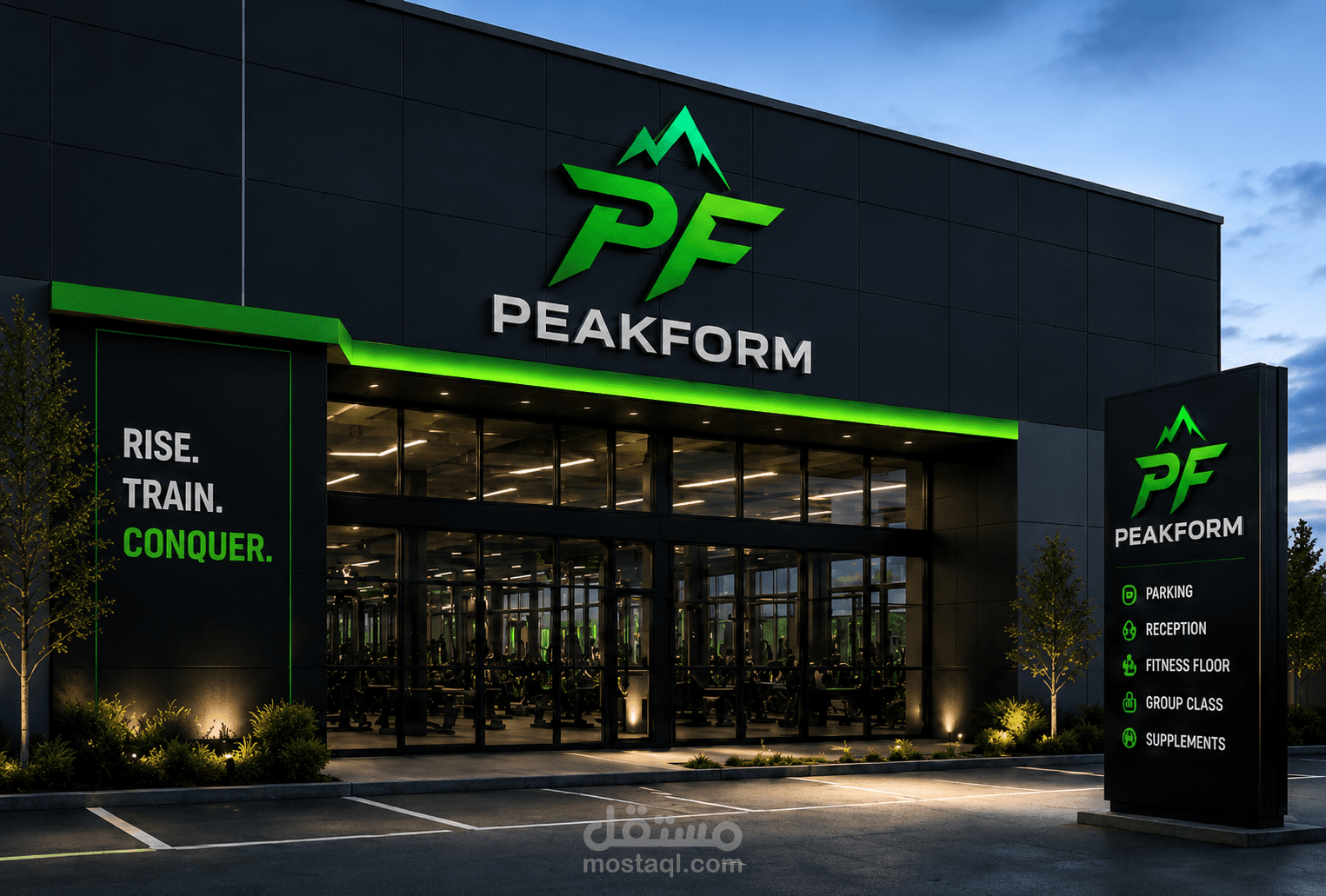 PEAKFORM GYM LOGO