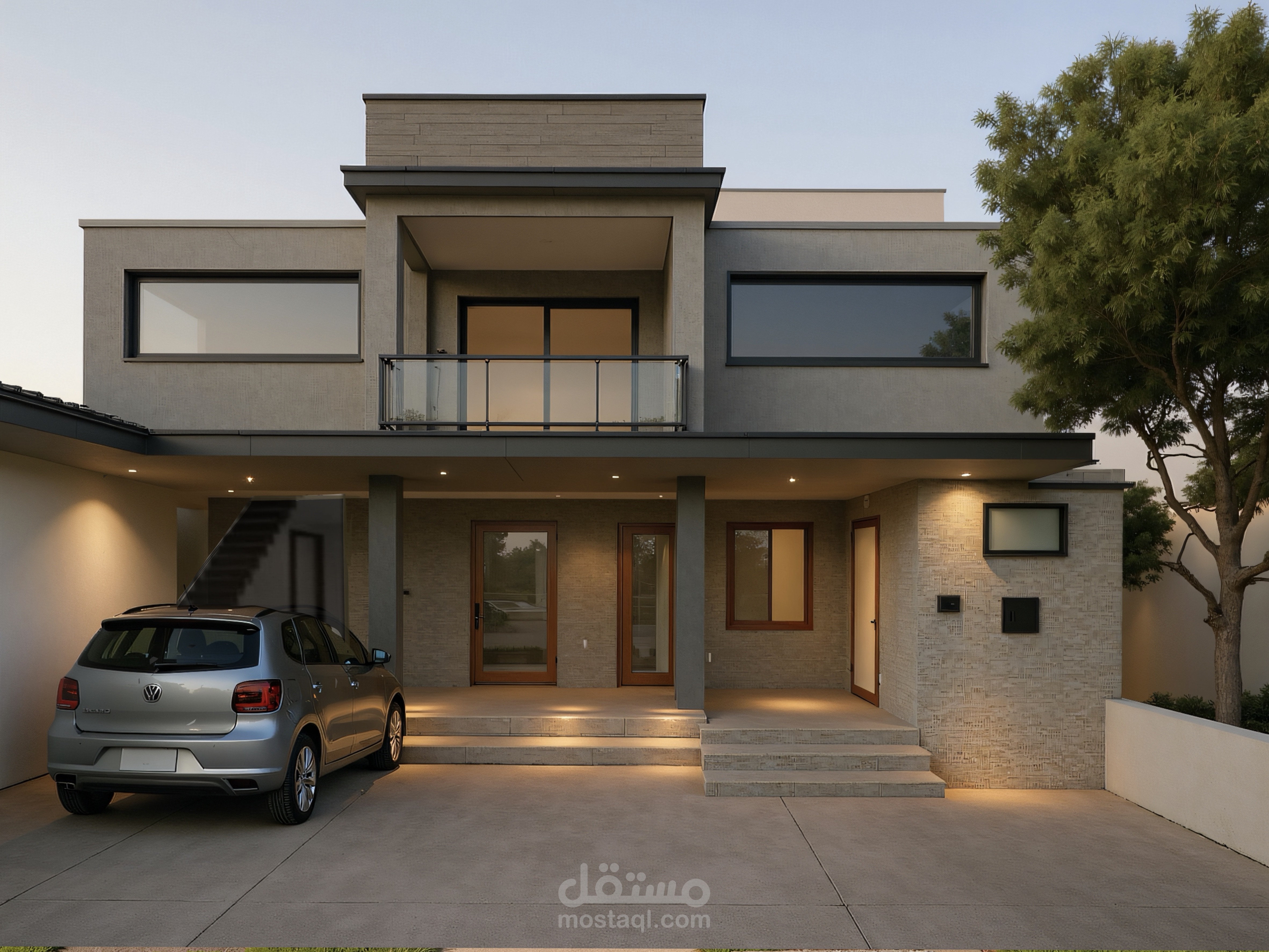 اعادة تصميم واجهة منزل