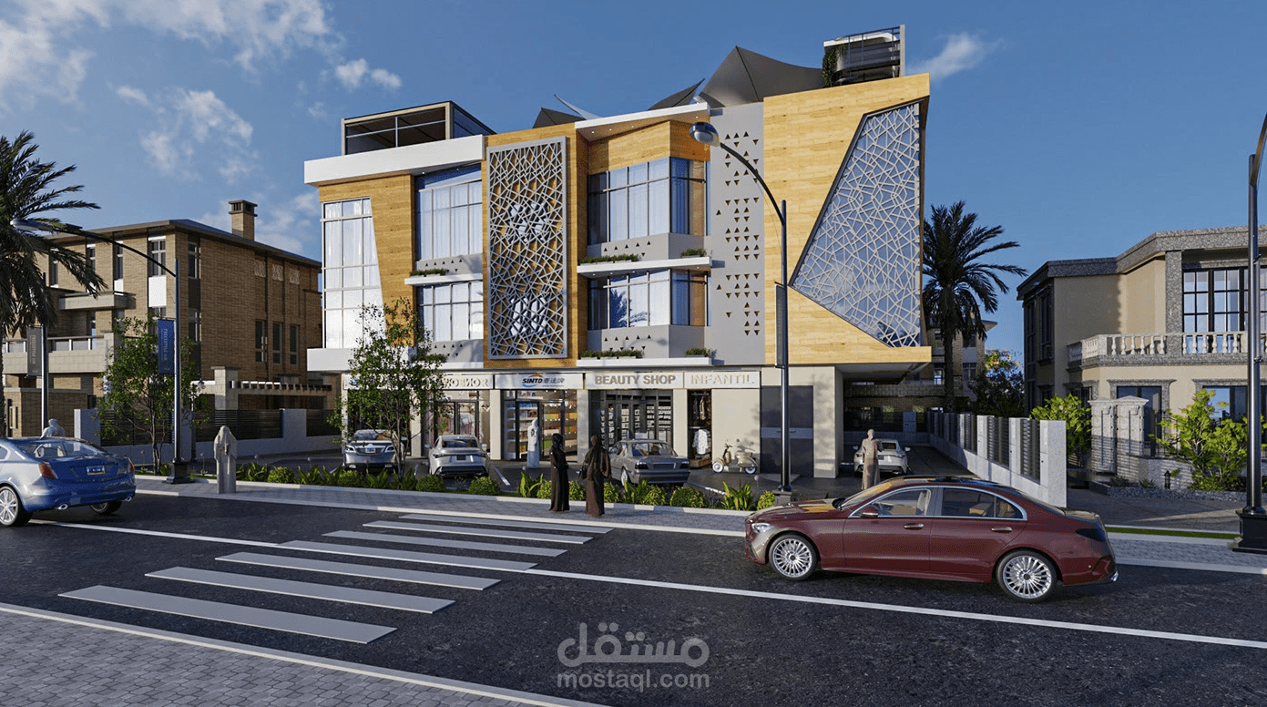 واجهة مبنى فى الرياض