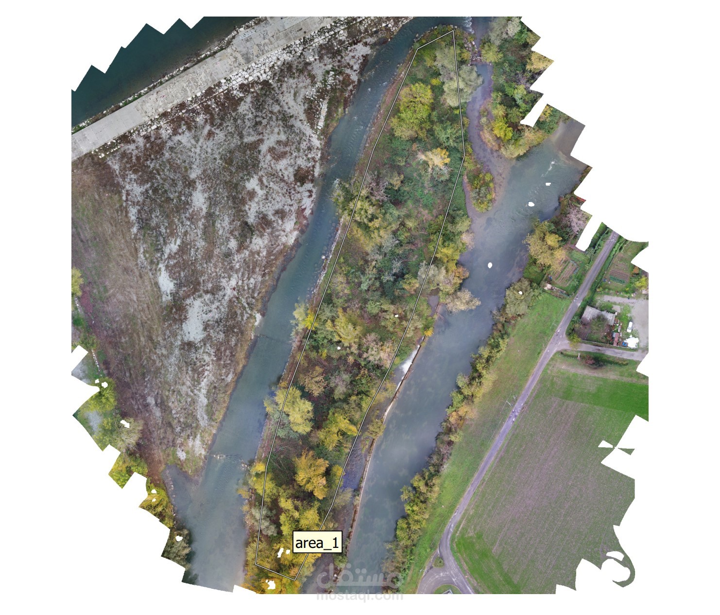 Drone-Based Survey of Muzza Channel and Adda River