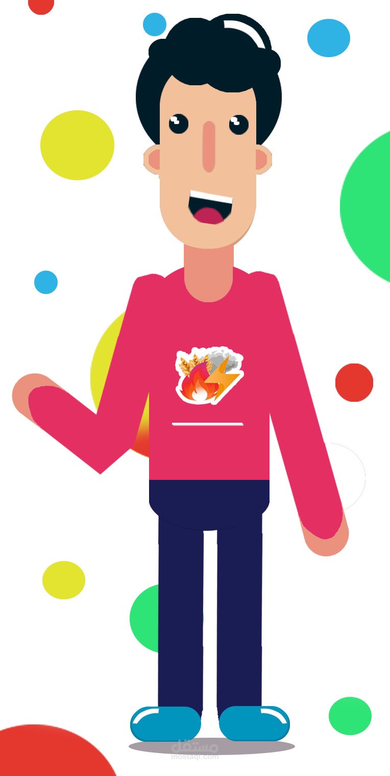 شخصية كارتونية بسيطة جدا في عشر دقائق !!!