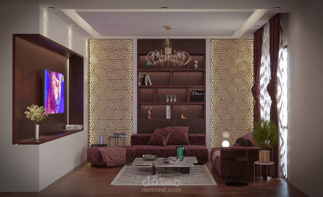 تصميم غرفة معيشة