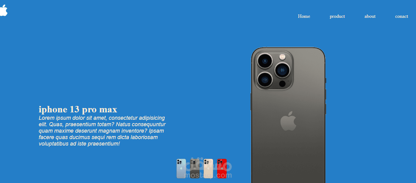 موقع محاكي لشركة Apple