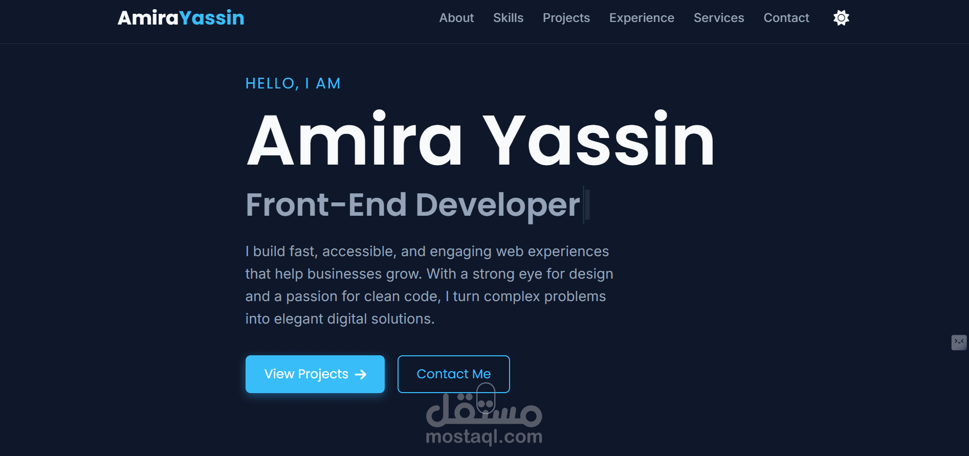 Personal Portfolio Website