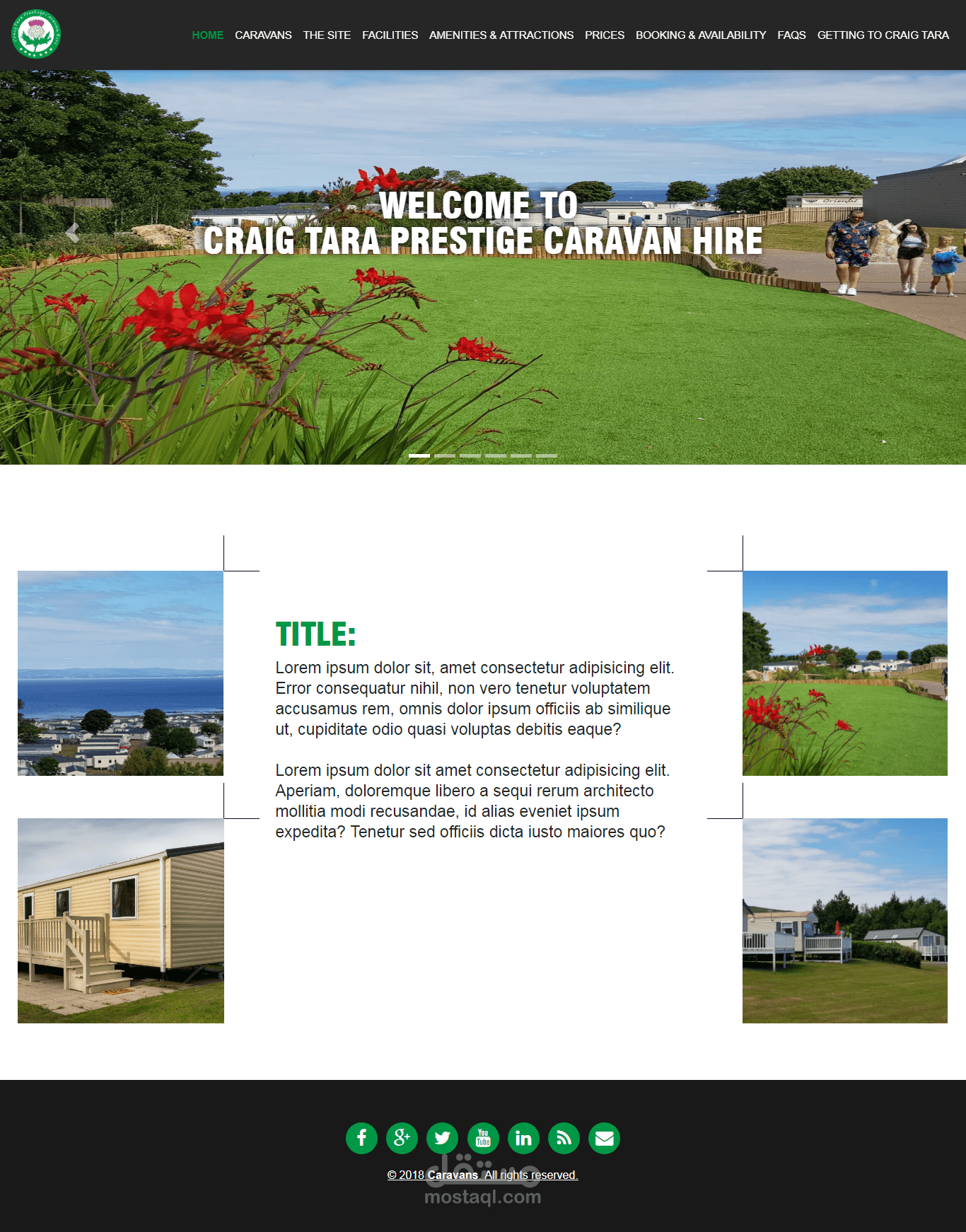 Caravans موقع كرافانات