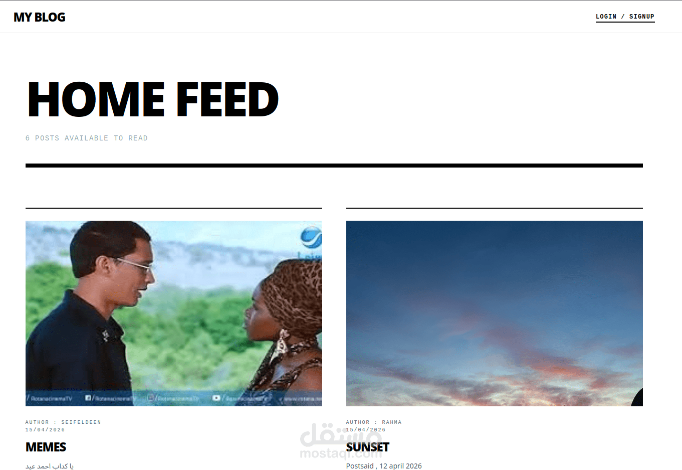 Blog Project