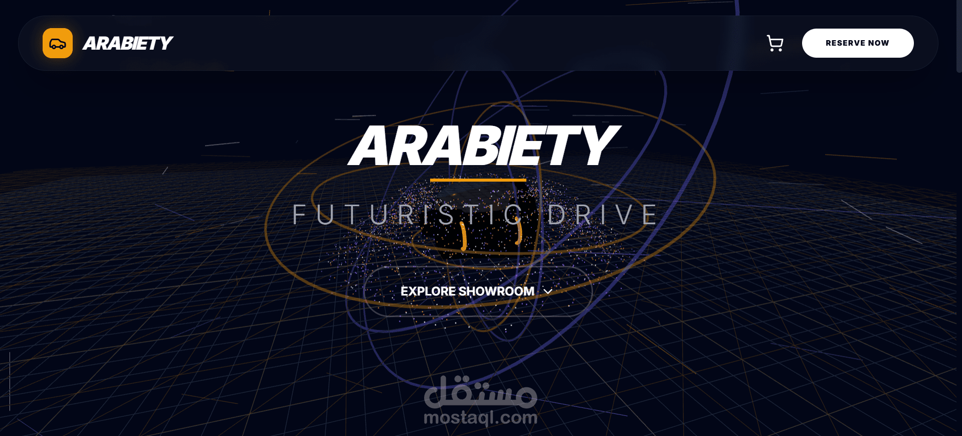Premium Car Showroom | تصميم وتطوير موقع استعراض وحجز سيارات فاخرة