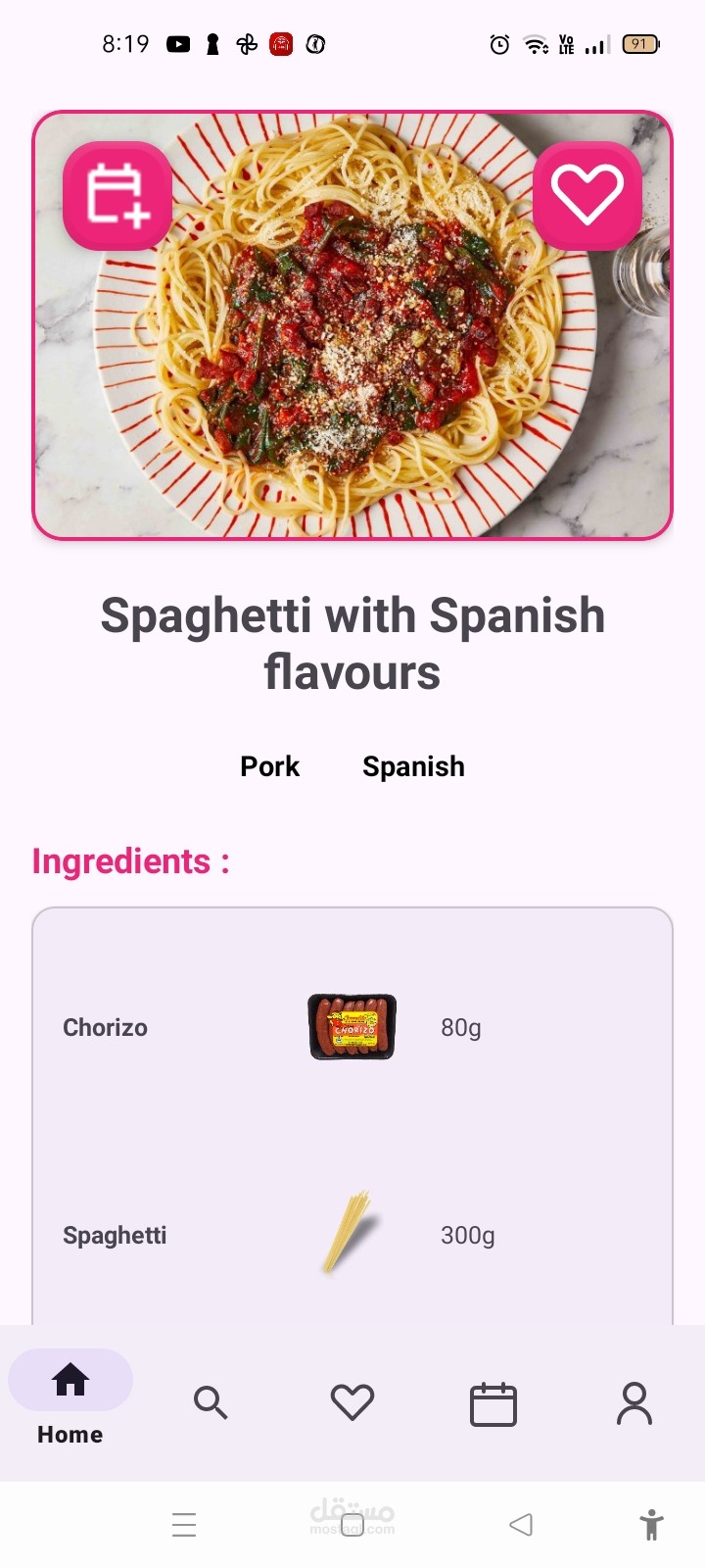 FoodPlanner App