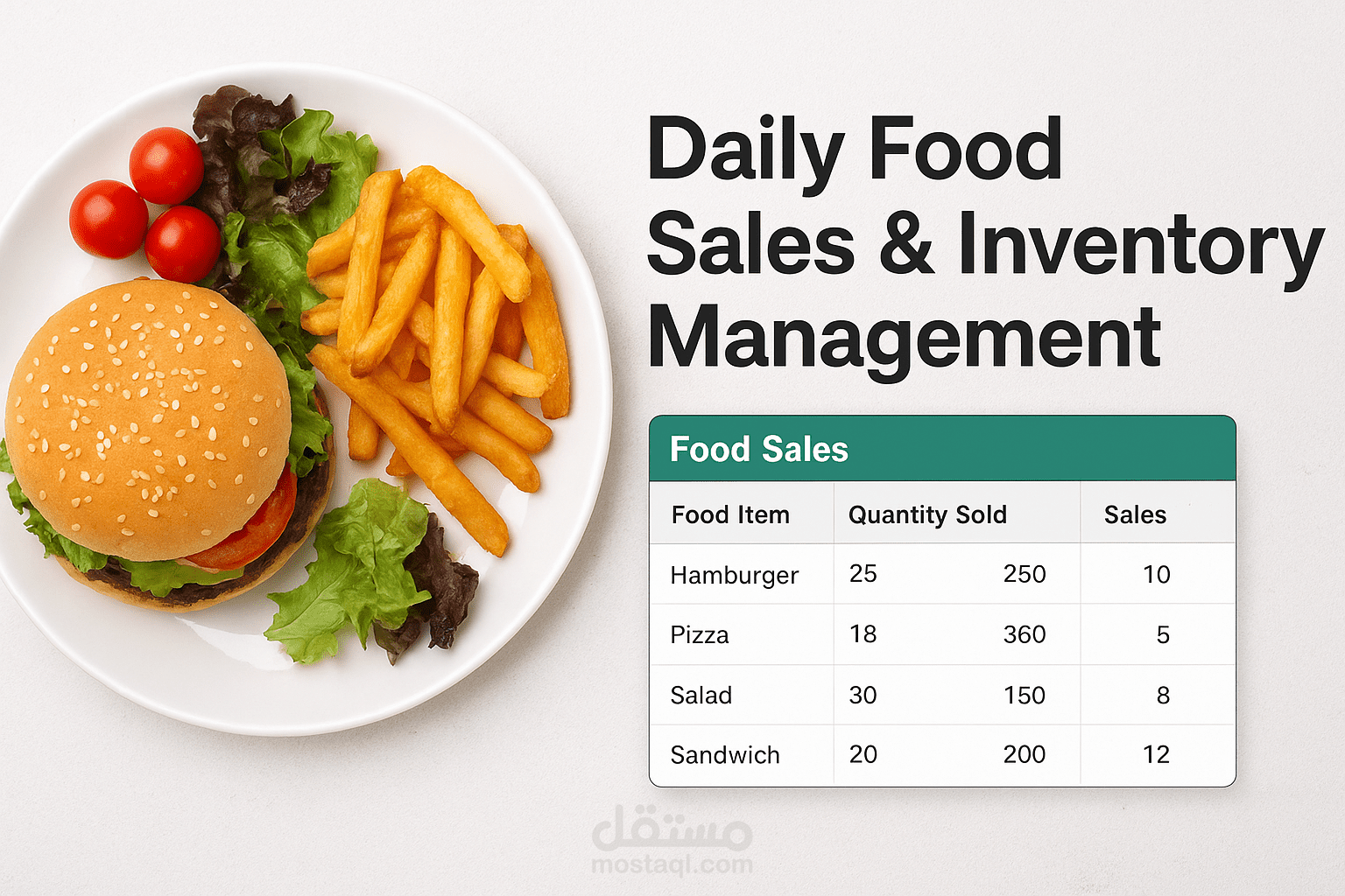 Daily Food Sales & Inventory Management