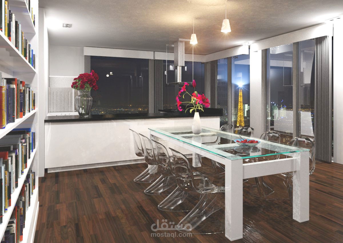 اظهار داخلي RENDER ON 3D MAX