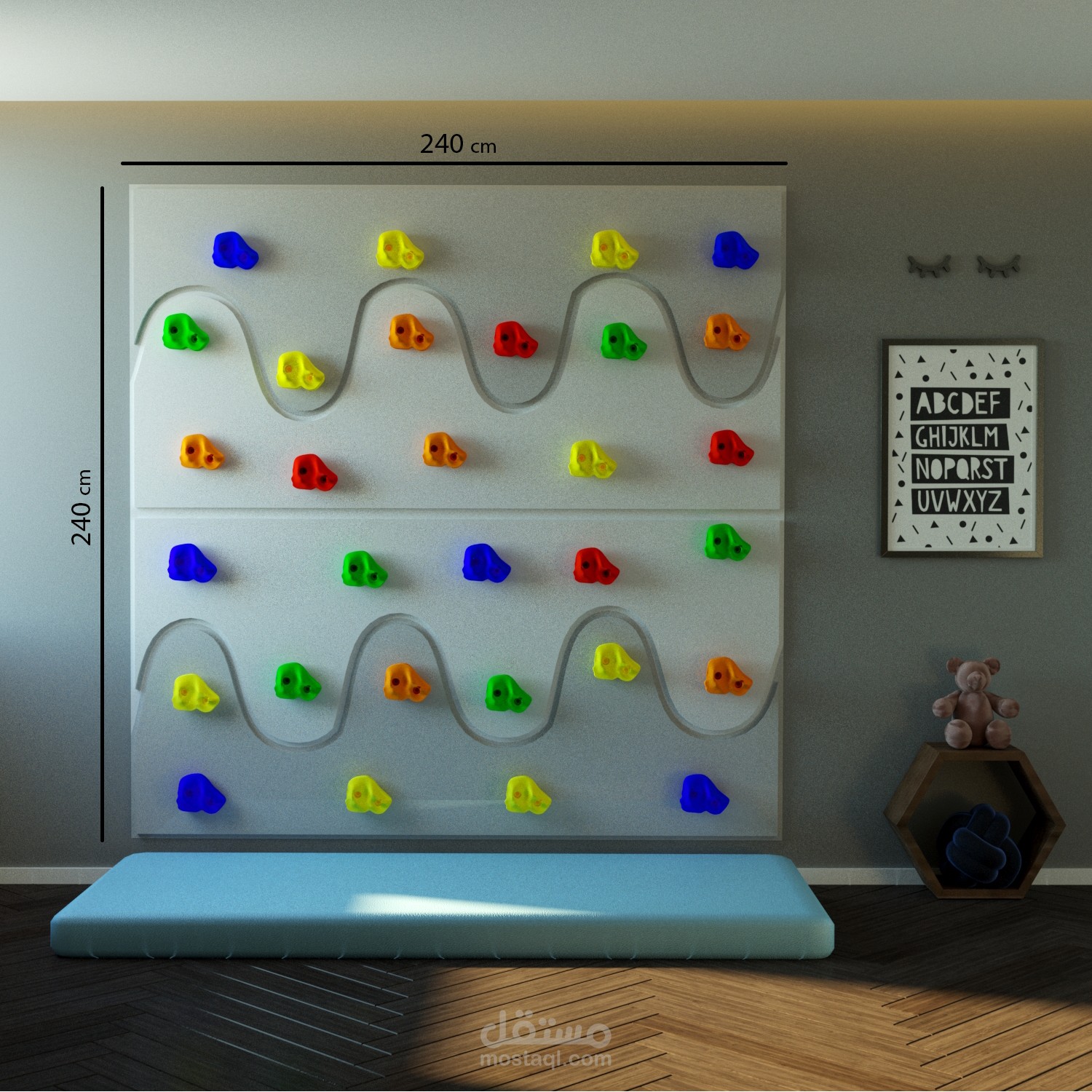 تصميم ألعاب تسلق للأطفال