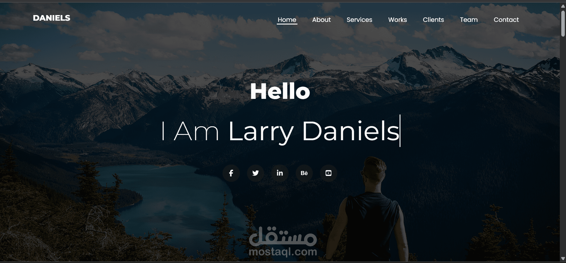 landing Page using HTML&CSS Bootstrap and js