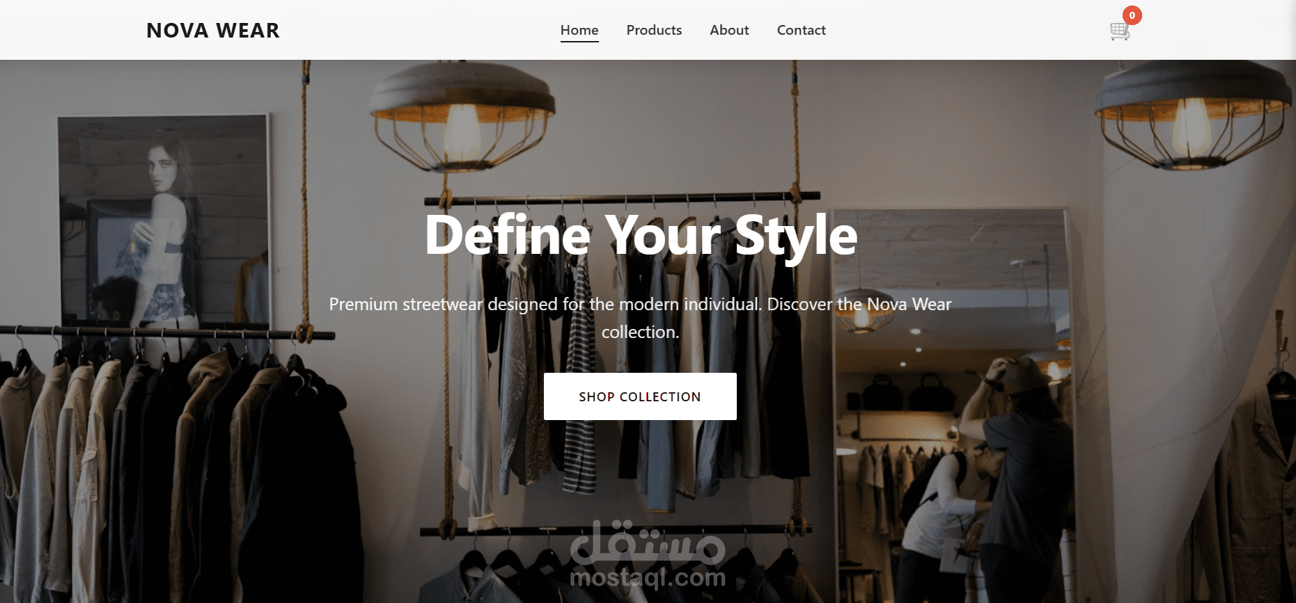 موقع Nova Wear – متجر إلكتروني للملابس العصرية
