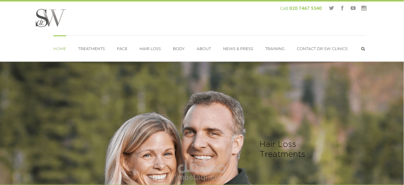 Profile web  content for clinic
