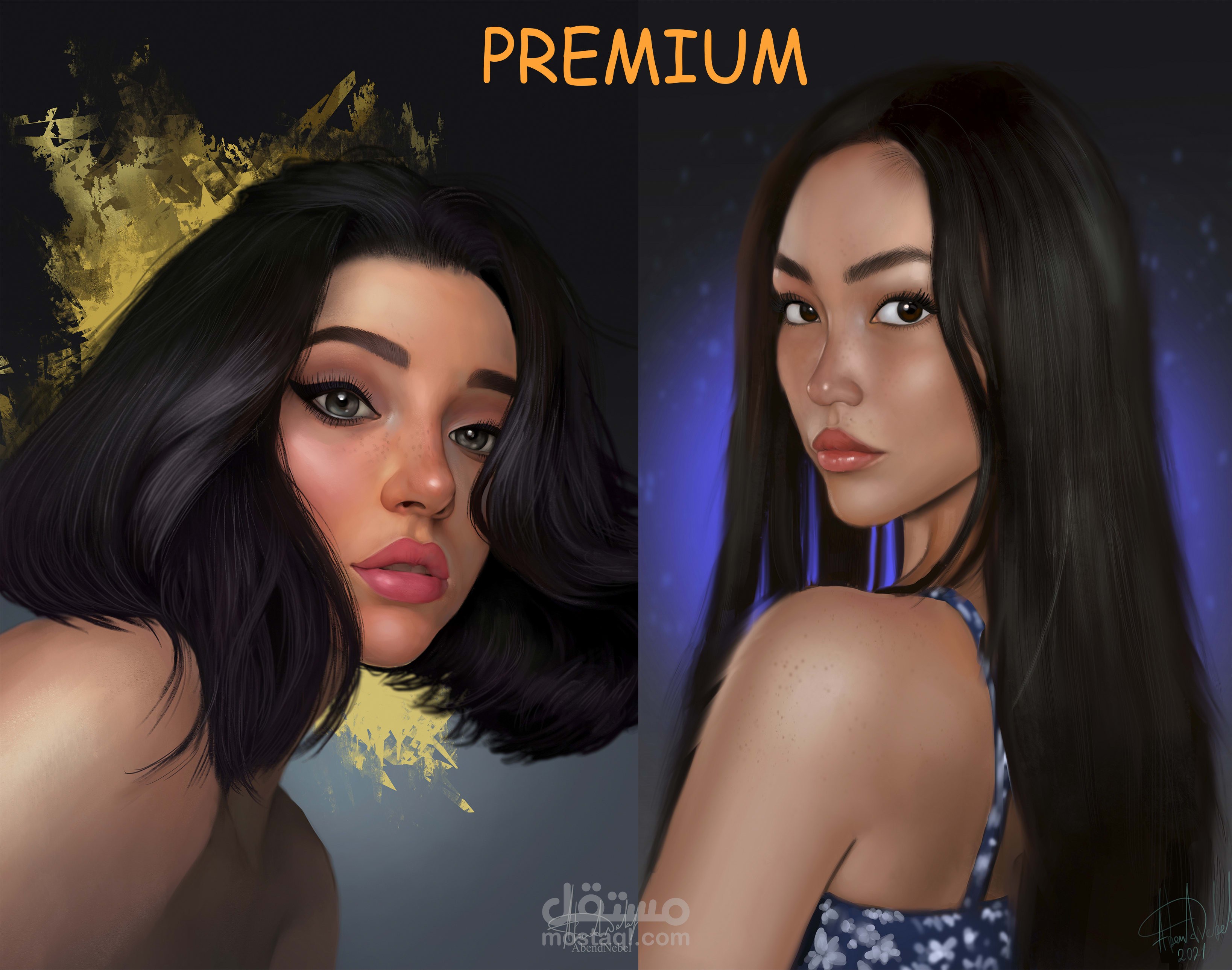 رسم صور كرتون (ديجيتل ارت)