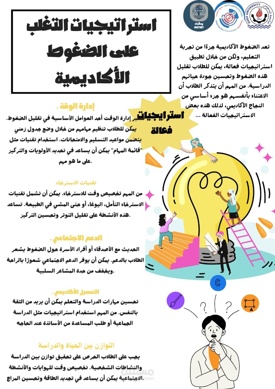 استرايجيات التغلب على الضغوط الاكاديمية