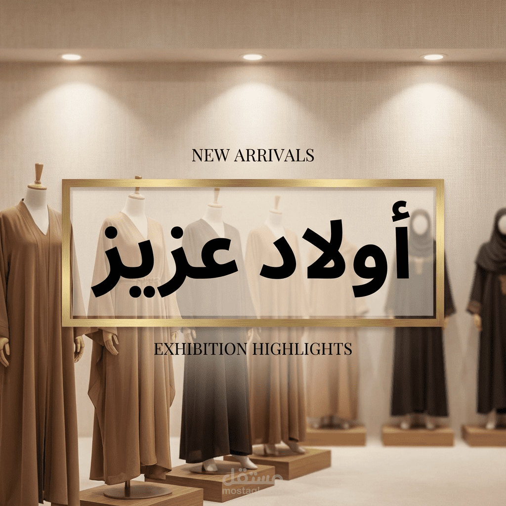 فيديو دعائي لمعرض ملابس