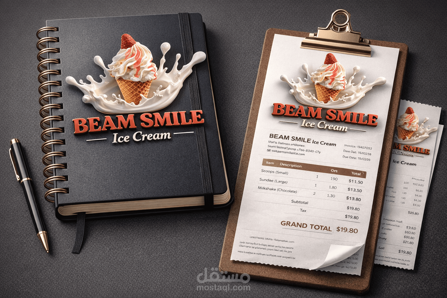 تصميم هوية بصرية متكاملة تناسب علامتك التجارية3D