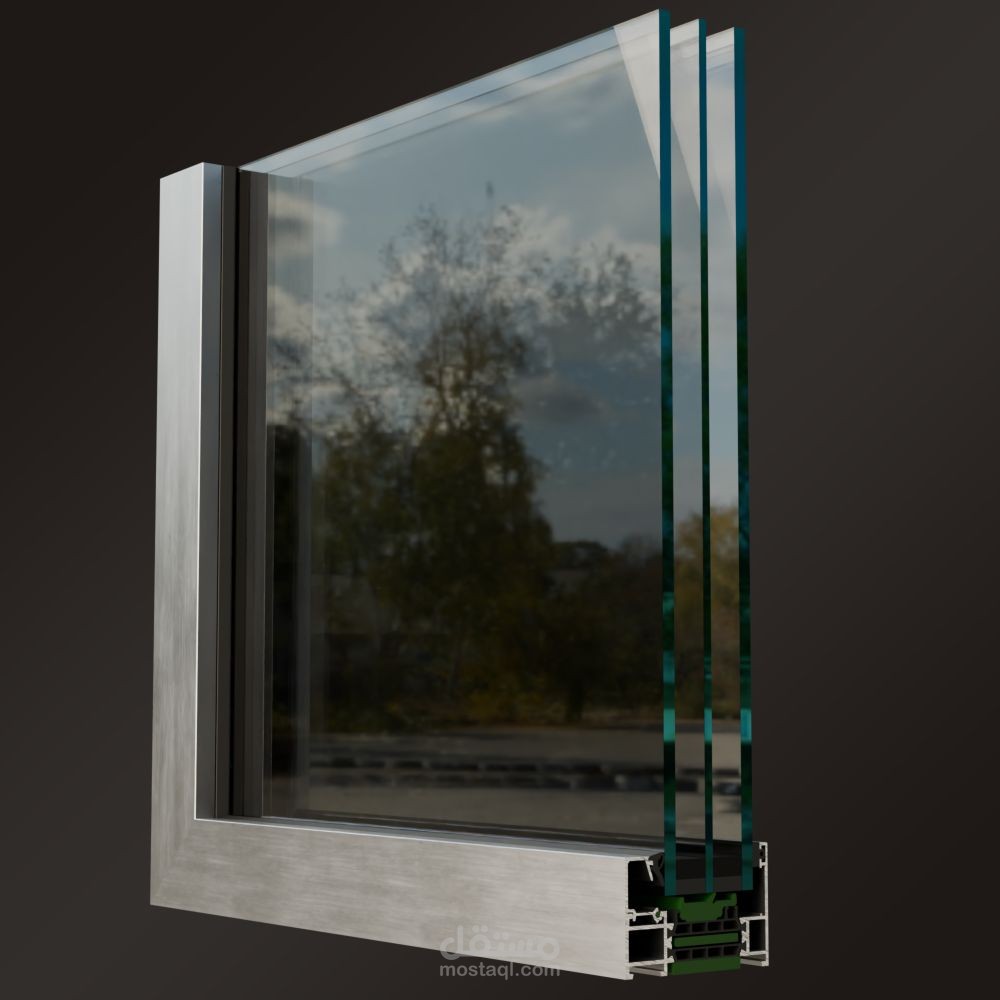 تصميم هندسي للنوافذ