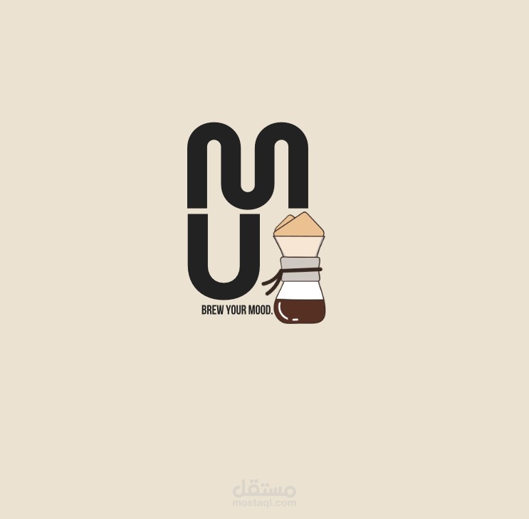 لوجو ل براند قهوه mug