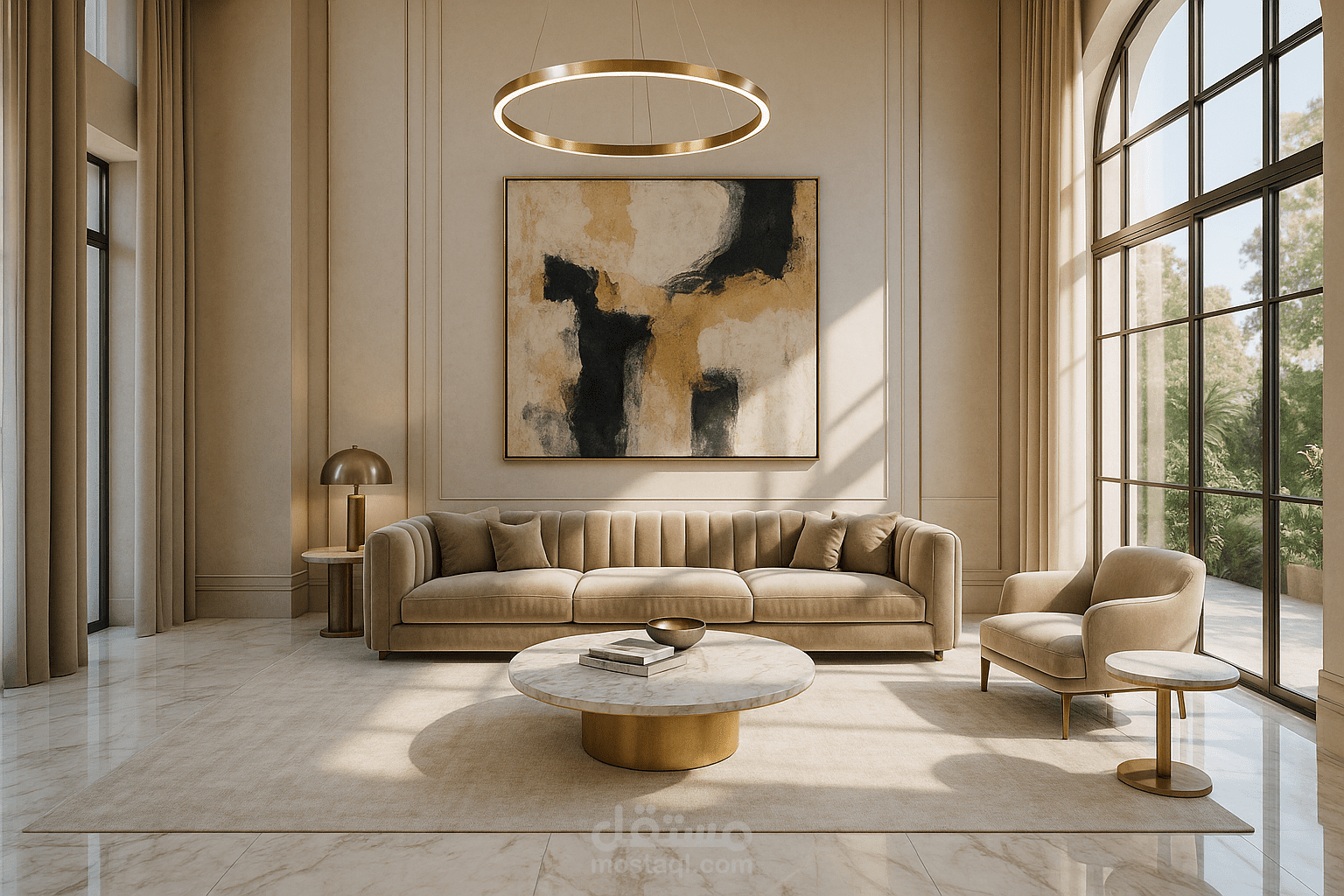 تصميم محتوى إعلاني احترافي ومنشورات لشركة عقارات فاخرة (Luxury Real Estate)