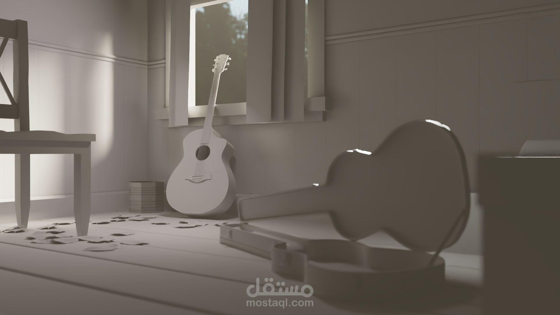 تصميم غرفة مستوحي من لعبة the last of us part 2