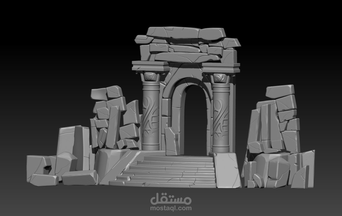 (3D-fantasy-scene) مشهد خيالي ثلاثي الأبعاد