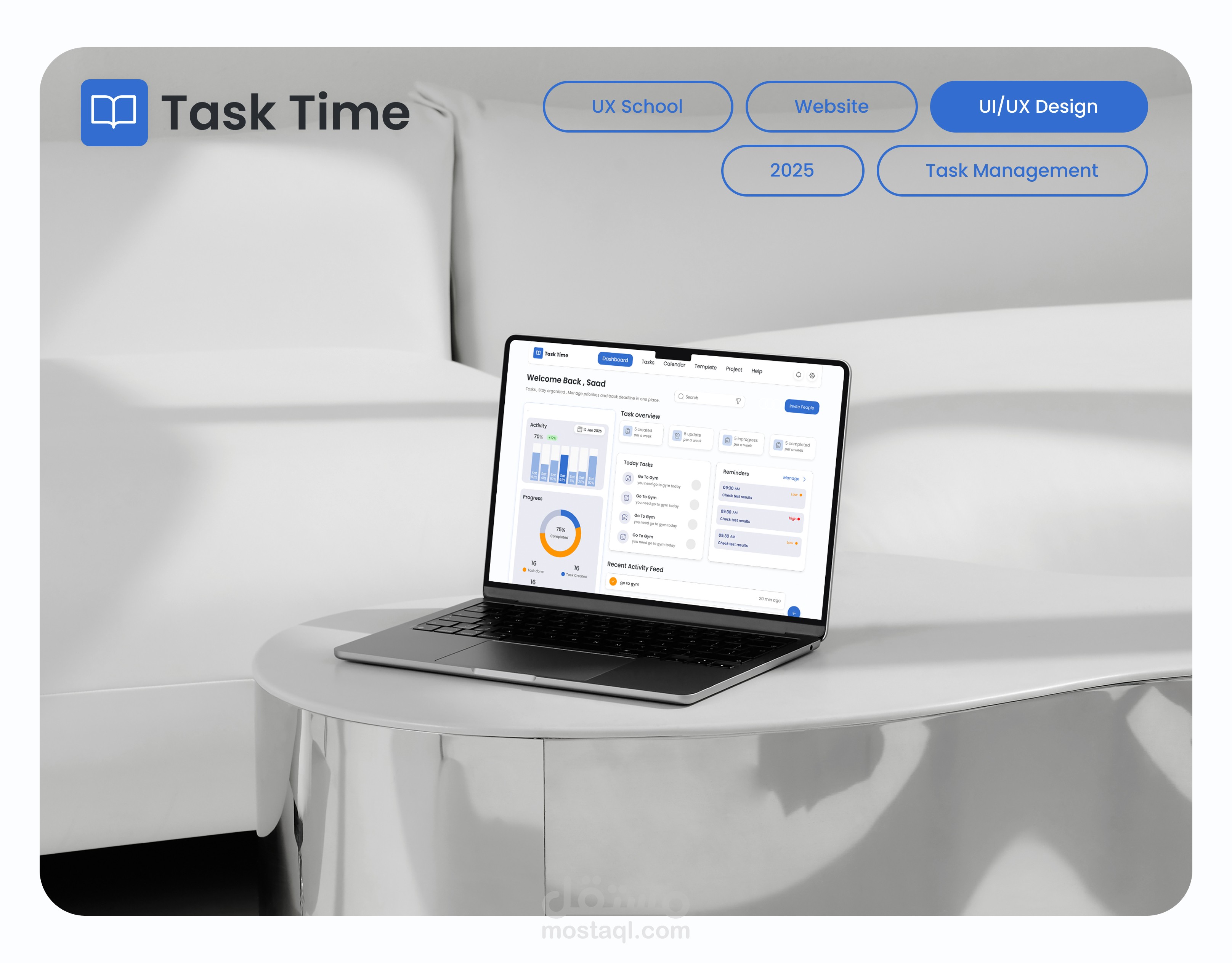Study Task Time Organizer
