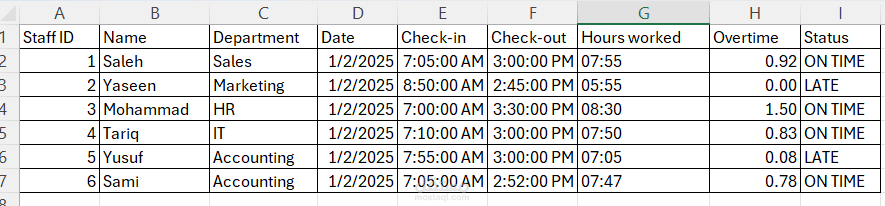 Attendance Tracking System
