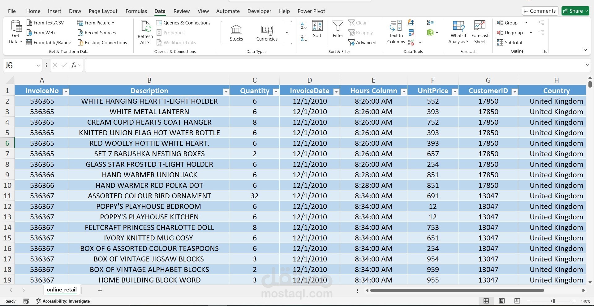 clean data in excel using power query
