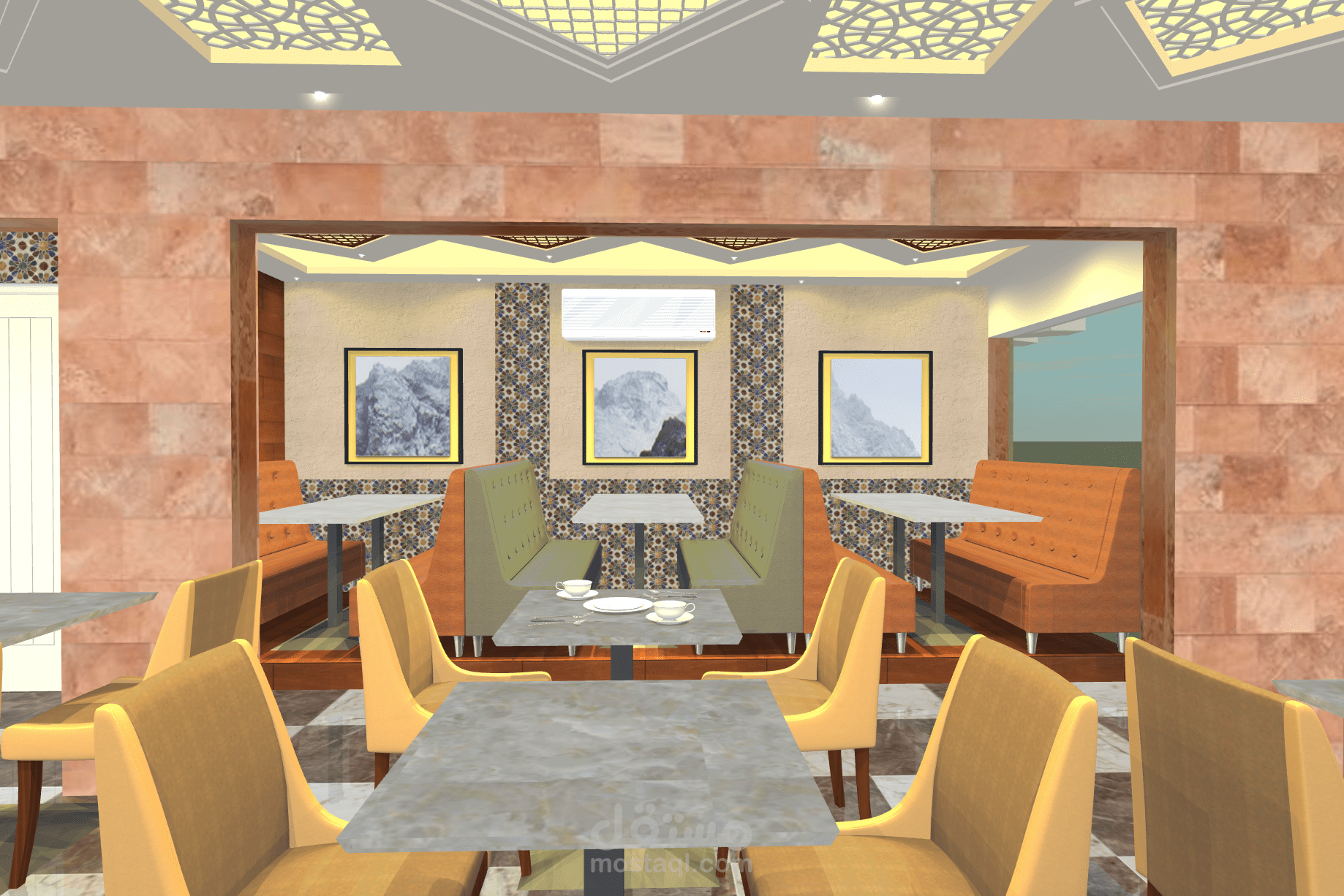 تصميم مطعم - البحرين