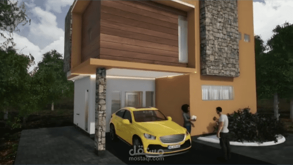 تصميم واجهة فيلا - البحرين