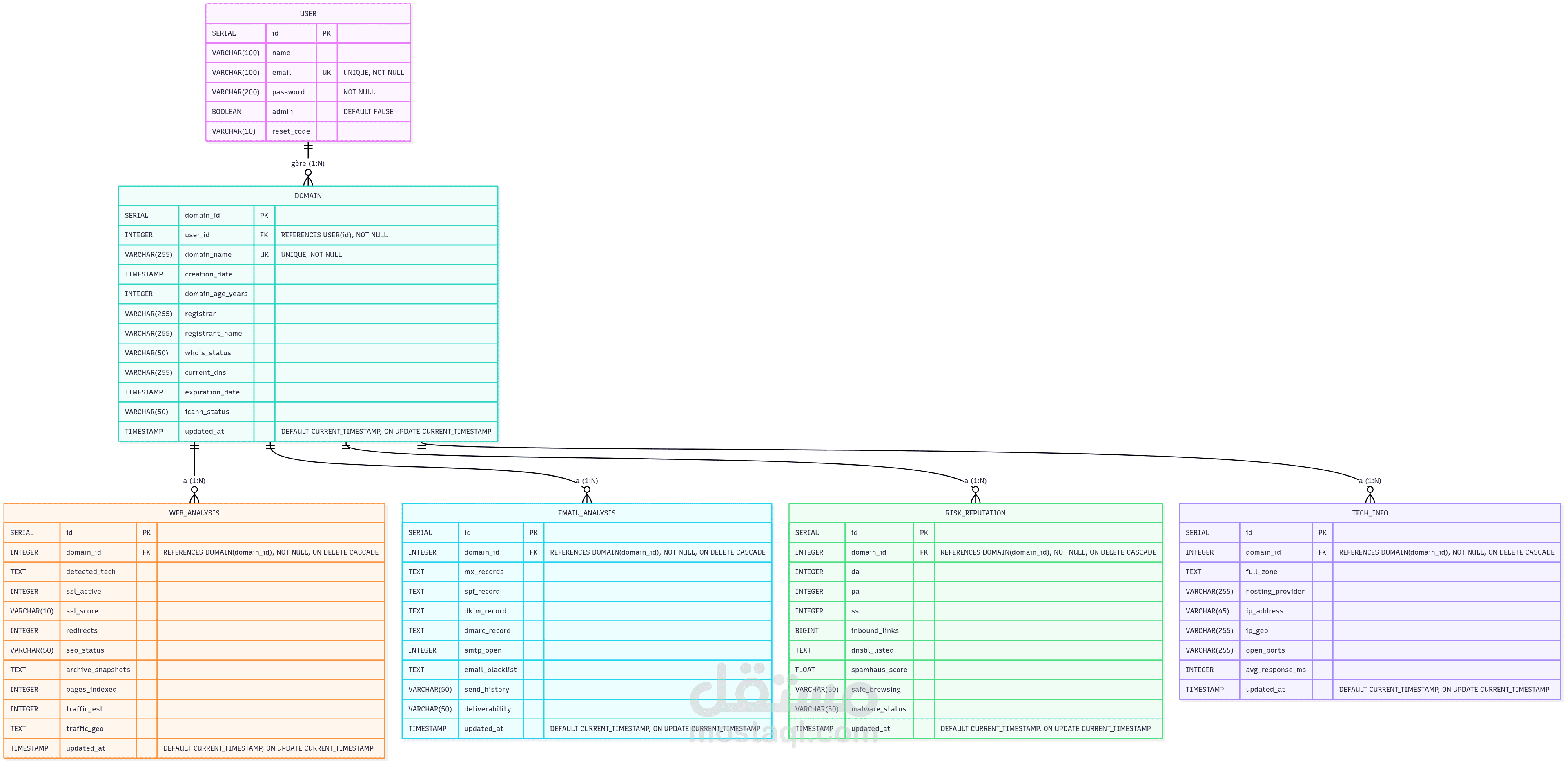 وصف العمل : تطوير أداة فحص وتحليل النطاقات (Domain Scanner)
