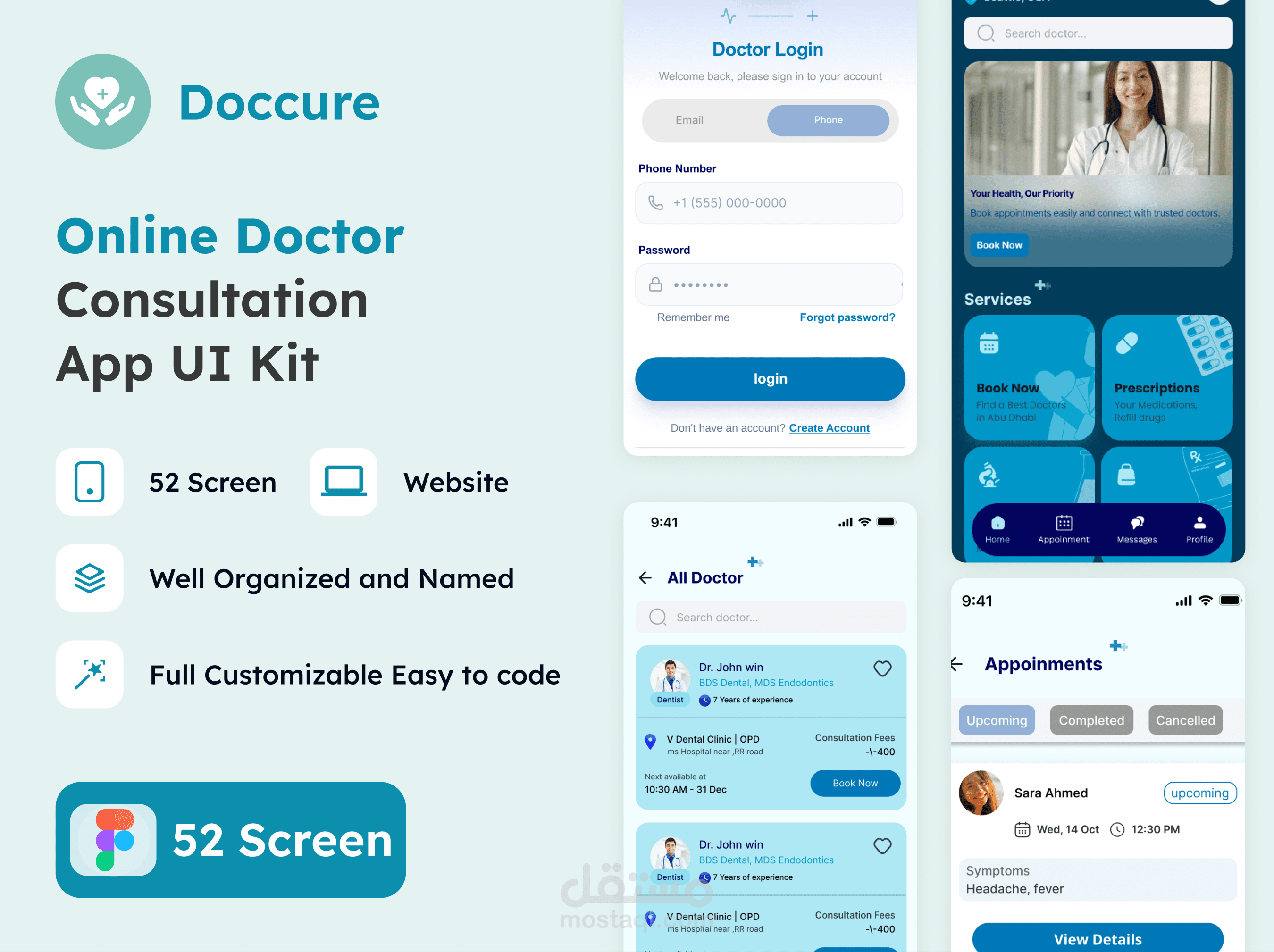 App Medical Clinic Uses UI/UX