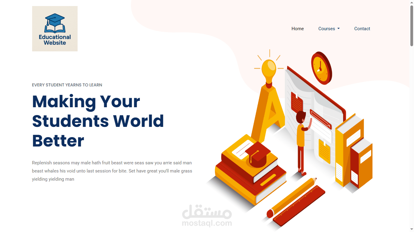 E-learning Web site