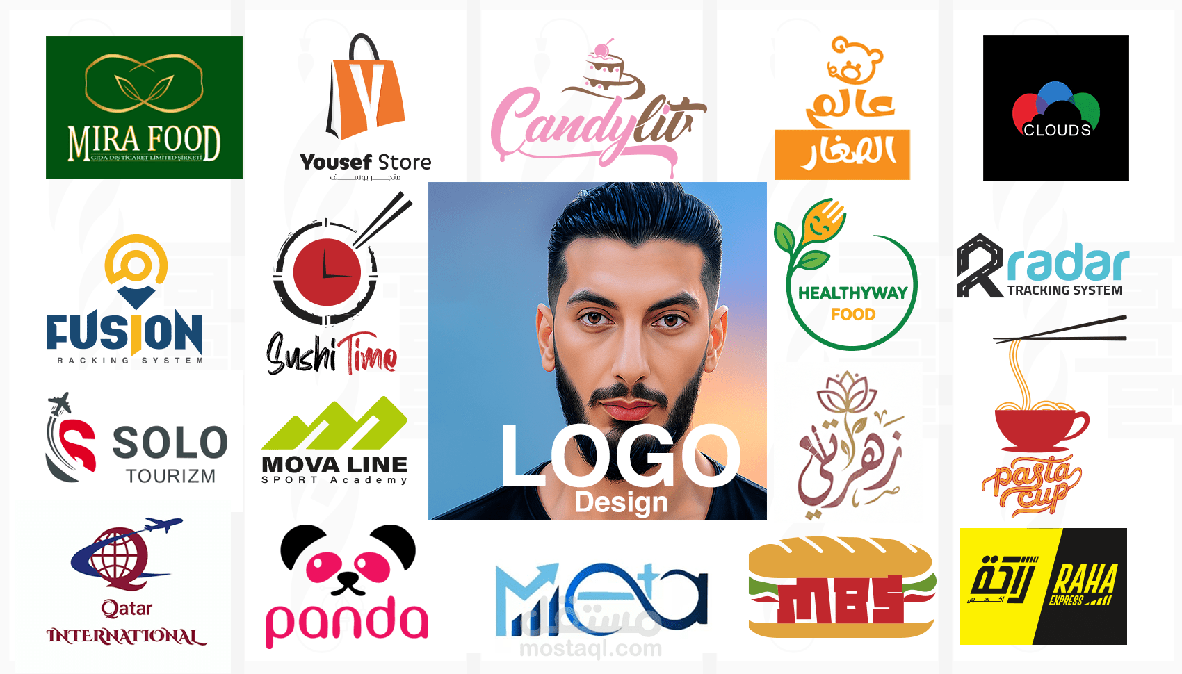 تصميم شعار (لوجو)احترافي وعصري لتمييز علامتك التجارية