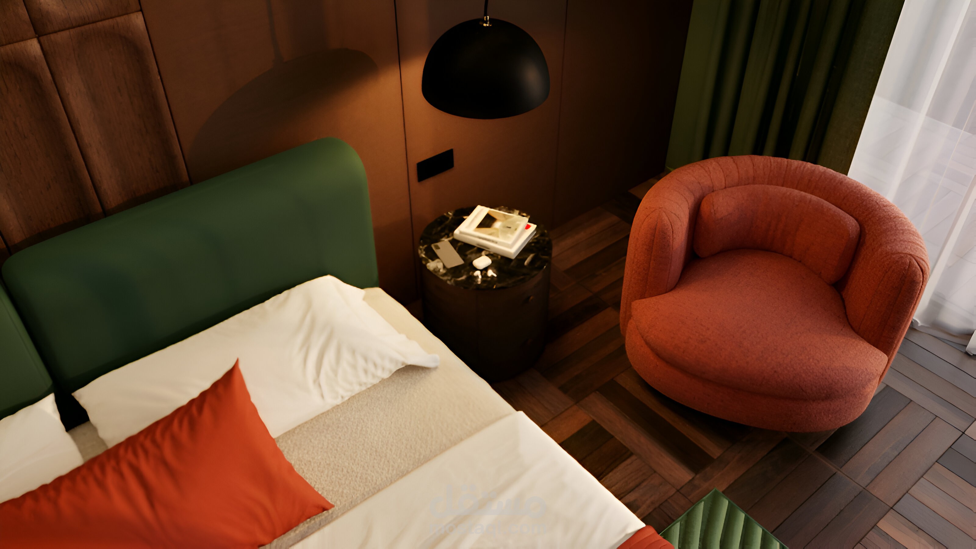 Sunset Harmony Bedroom