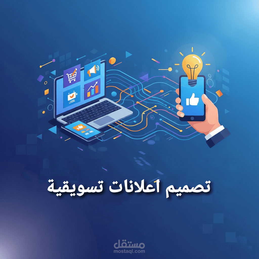 تصميم إعلانات تسويقية رقمية
