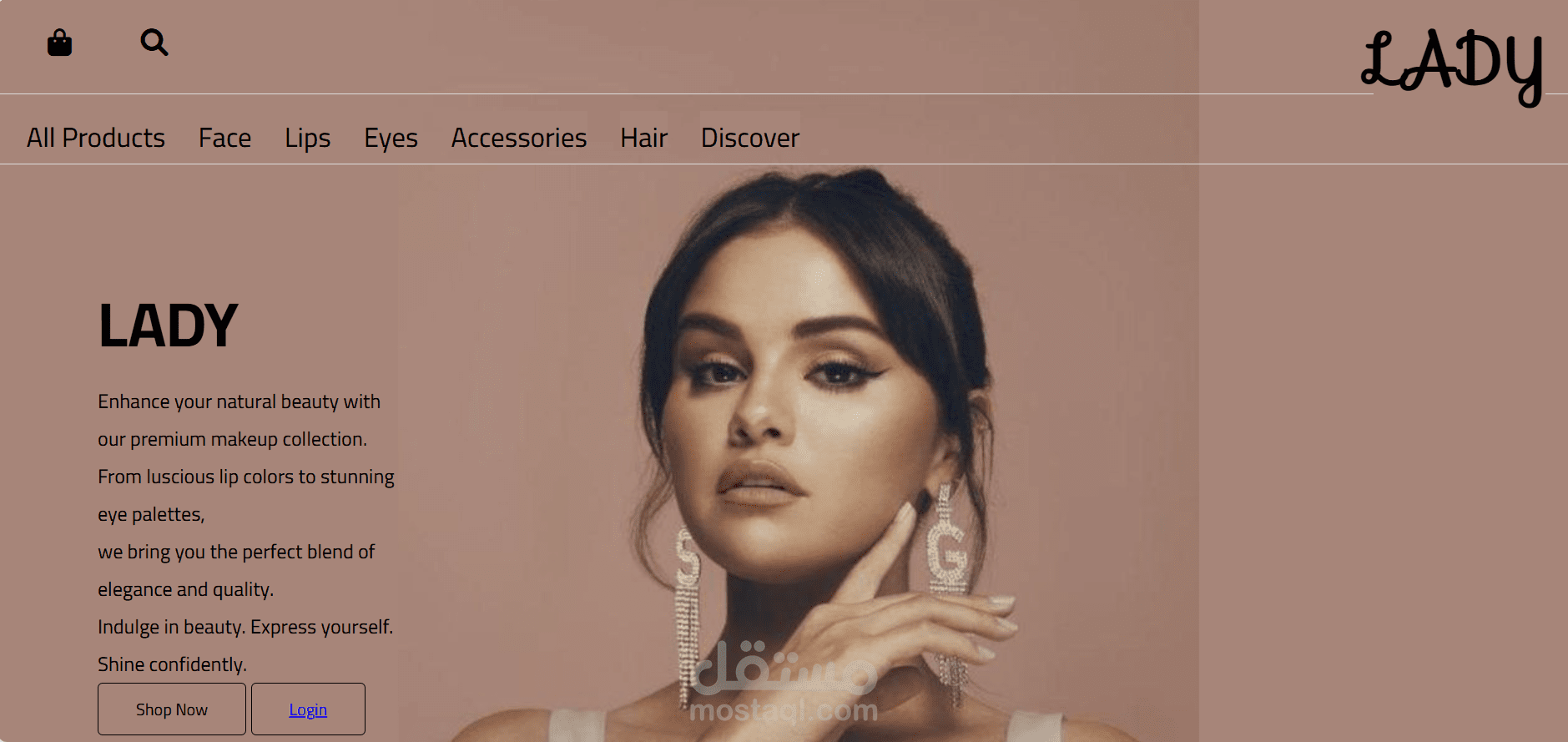 LADY-Project Frontend using Html,css,javascript