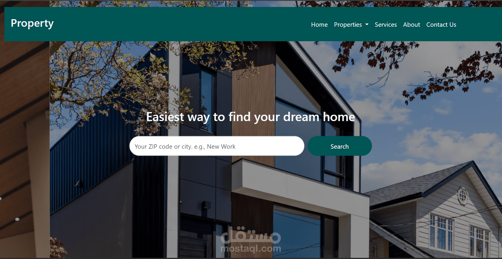 Modern Real Estate Website Design