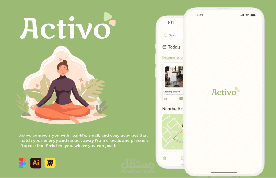 Activo Ux/Ui | تصميم واجهة المستخدم وتجربة المستخدم لتطبيق موبايل