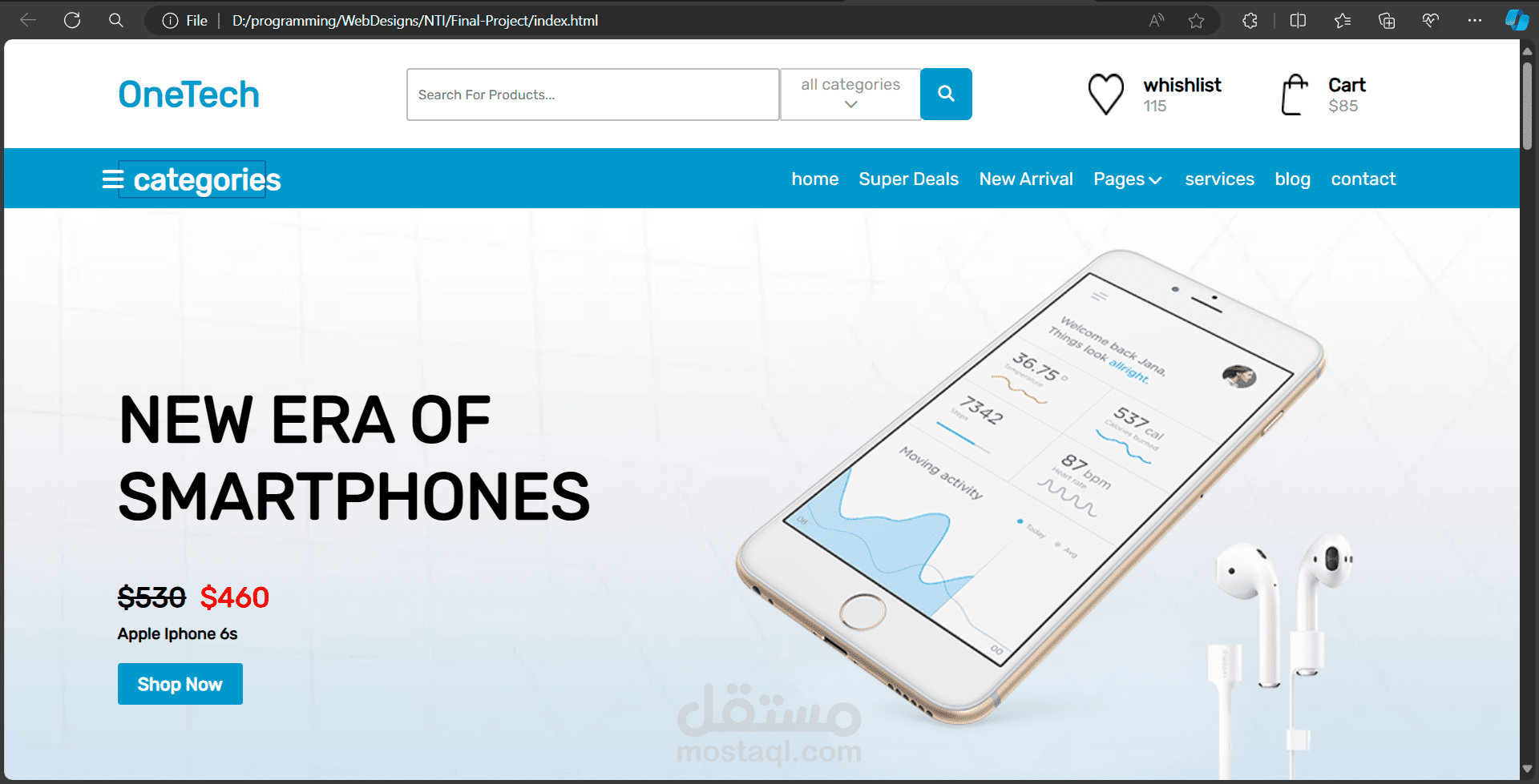 Full E-Commerce web application