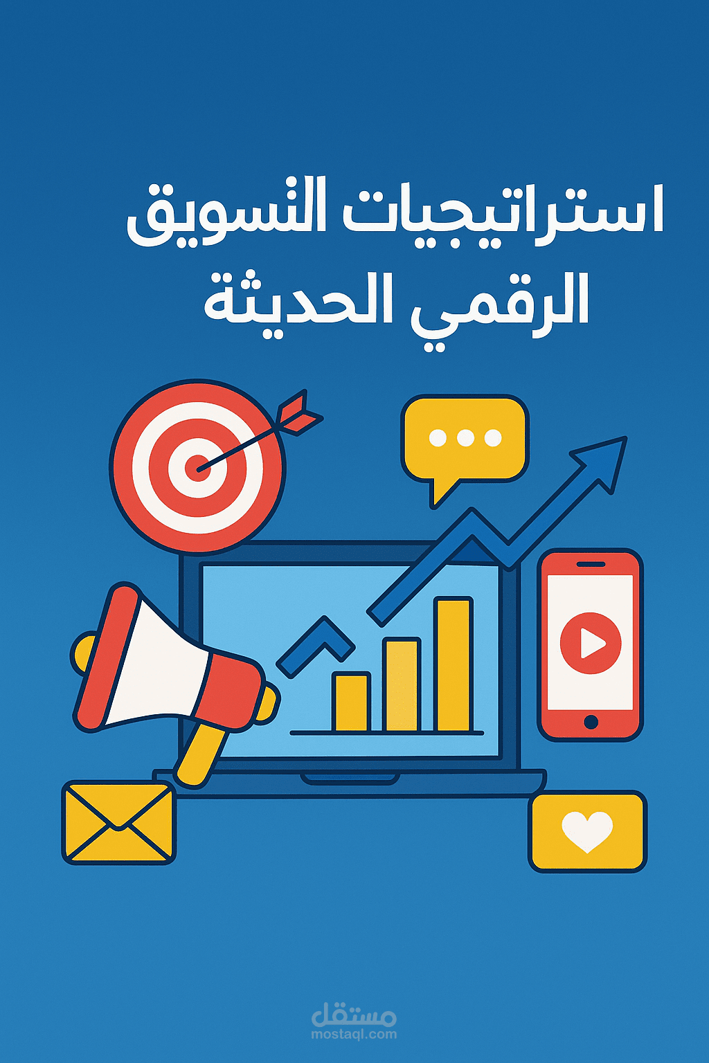 بحث شامل حول التسويق الرقمي الحديث