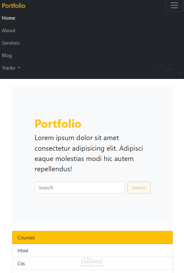 Portfolio(ملف شخصي)