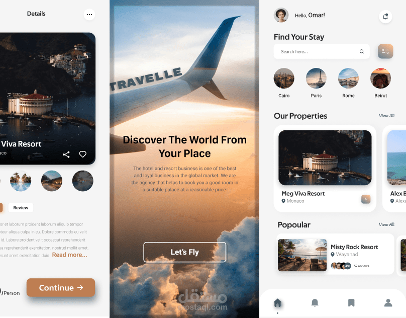 Traveling App - UI/UX