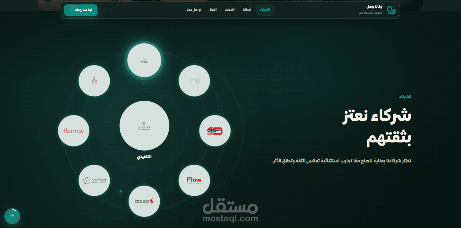 وكالة وصل – موقع تعريفي لوكالة تسويق وإعلان سعودية