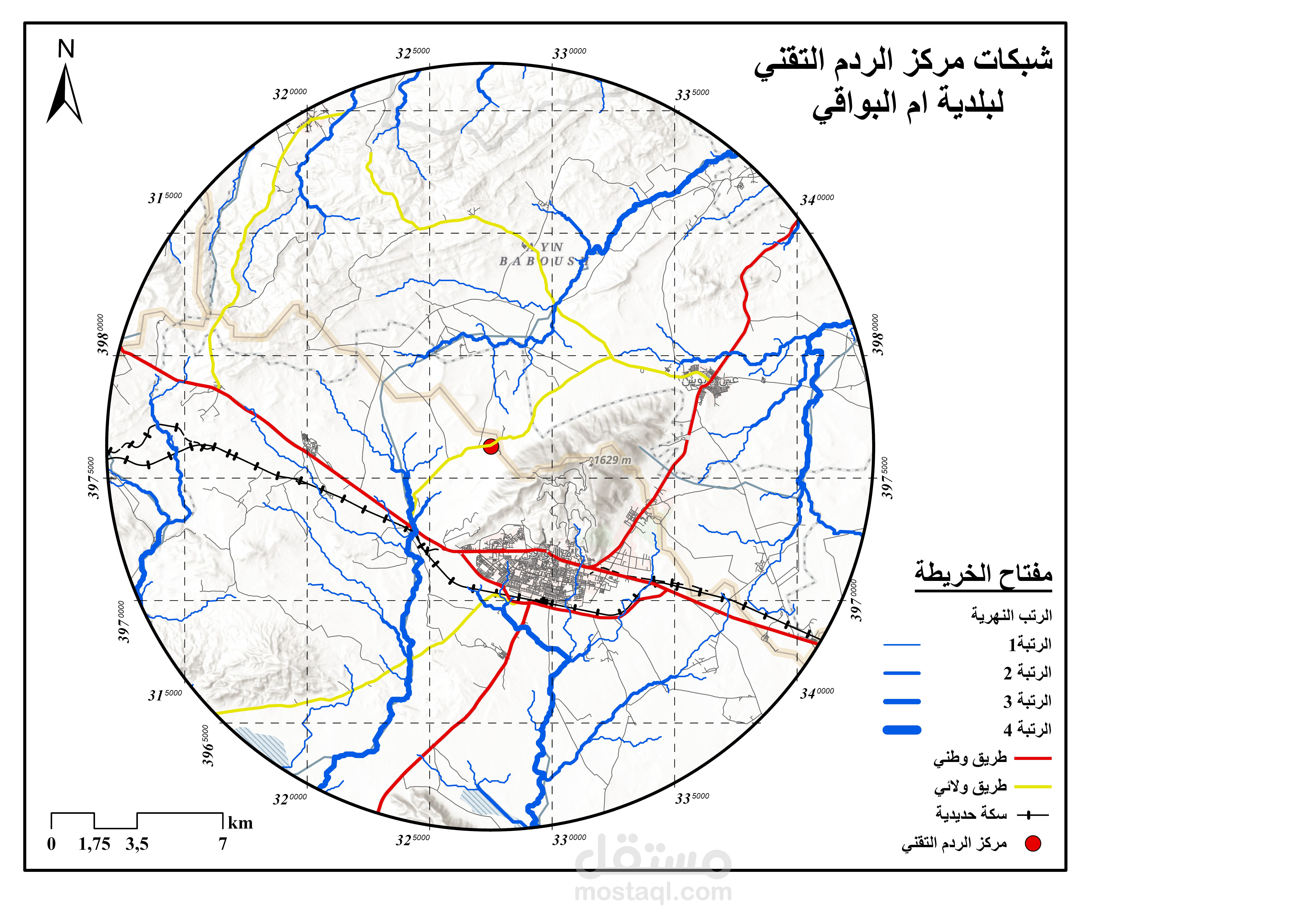 خرائط باستعمال ARC GIS