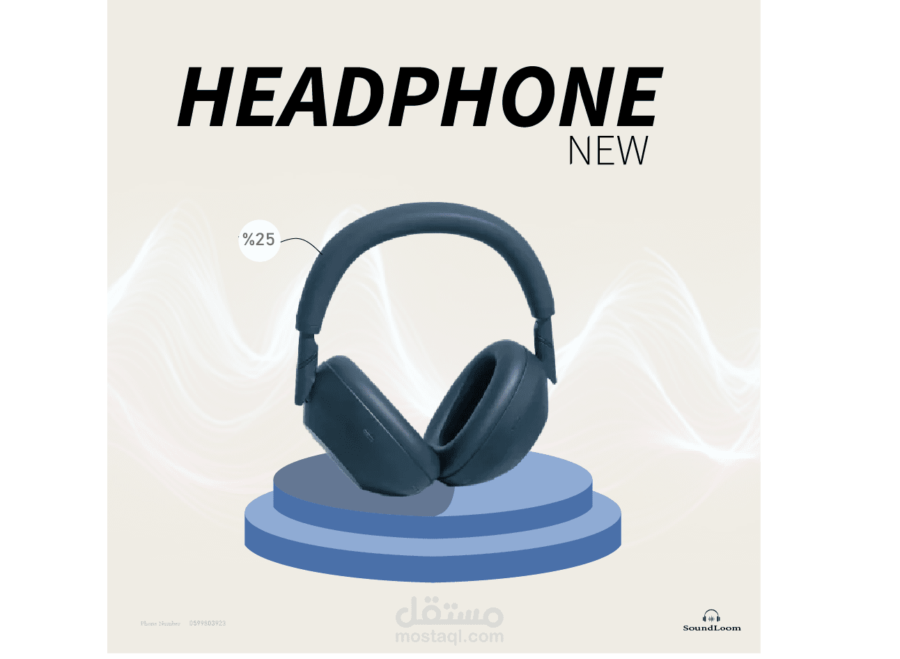 Headphone poste